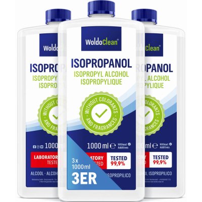 WoldoClean Isopropanol 3 x 1000 ml – Zboží Dáma