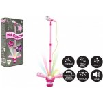 Mikrofon karaoke růžový na baterie – Zboží Mobilmania