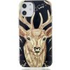 Pouzdro a kryt na mobilní telefon Apple PROTEMIO 24638 ART TPU svítící obal Apple iPhone 12 mini DEER