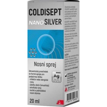 Coldisept nanoSilver nosní sprej 20 ml