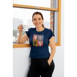 Dámské tričko Czech National Emblem 2025 Navy – Zboží Dáma