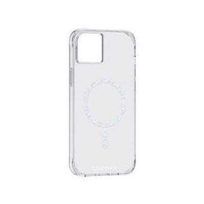 Pouzdro Case Mate MagSafe Soap Bubble Apple iPhone 14 Plus Stříbrné