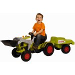 BIG Šlapací traktor CLAAS se lžící a vozíkem – Zboží Dáma