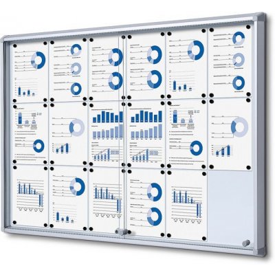 A-Z Reklama CZ Informační Vitrína s posuvnými dvířky s protipožární certifikací, SCSL18xA4 - pro 18 x A4 – Hledejceny.cz