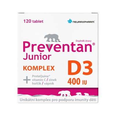 Preventan Junior Komplex D3 400IU 120 tablet