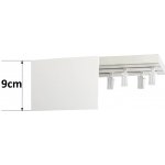 Rolmeister Stropní lišta s PVC krytem 9 cm Bílá Stropní dvojitá 120 cm – Sleviste.cz