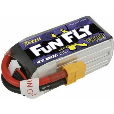 TATTU GENS ACE FunFly LiPo Series – 4S 1300mAh 14,8V 4S1P 100C XT60 Plug – Zbozi.Blesk.cz