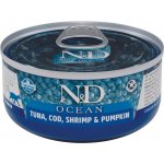 N&D Cat Ocean Kitten Tuna & Cod & Shrimp & Pumpkin 70 g – Hledejceny.cz