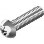 nerez_solar_martim ISO 7380 Button šroub na TORX nerez A2 - celozávit Varianta: Button šroub na TORX~ ISO 7380-1 - A2-70 - M5X12/12 - TX25 – Sleviste.cz