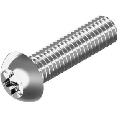nerez_solar_martim ISO 7380 Button šroub na TORX nerez A2 - celozávit Varianta: Button šroub na TORX~ ISO 7380-1 - A2-70 - M5X12/12 - TX25 – Sleviste.cz