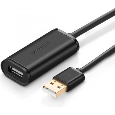Ugreen US121 USB 2.0, aktivní, 5m, černý