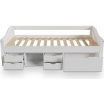 FurniGO Nalu s úložným prostorem bílá – Sleviste.cz