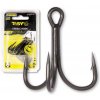 Rybářský háček Black Cat Trojháček Treble Hook DG coating vel.2 5ks