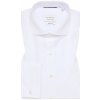 Pánská Košile Eterna Comfort Fit společenská košile "Twill" dlouhý rukáv 8817_00X48V neprůhledná bílá