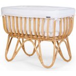 Childhome ratanová 90 x 70 cm s matrací + Potah Jersey Off White – Zboží Dáma