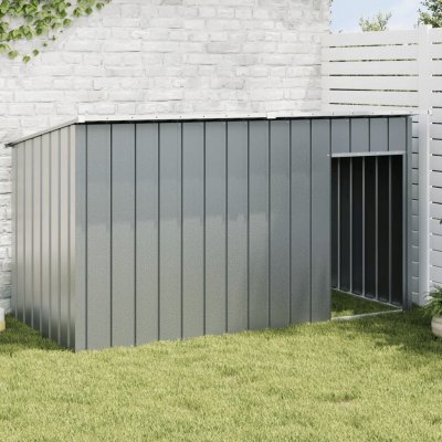 vidaXL Psí bouda se střechou antracitová 196 x 91 x 110 cm – Zboží Dáma