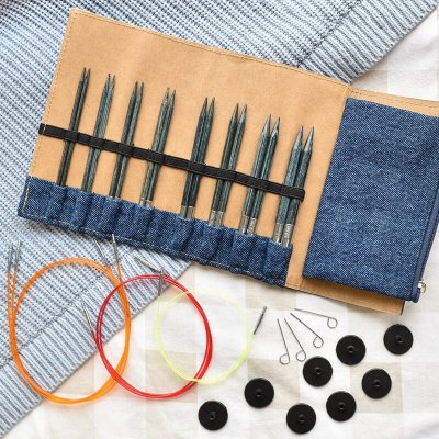 KnitPro Indigo Wood set vyměnitelných jehlic 13cm – Sleviste.cz