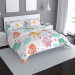 Sablio Povlečení Oblak s ptáčky 140x220 70x90 – Zboží Mobilmania