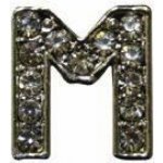 HKM Písmenko M na čelenky stříbrné – Zboží Dáma