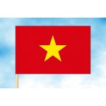 LIBEA, s.r.o. Vlajka Vietnamu Rozměr: 60×90 cm, Uchycení: Návlek na žerď – Hledejceny.cz