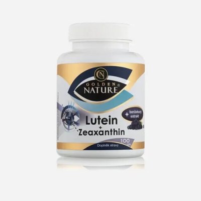 Golden Nature Lutein, Zeaxanthin a borůvky 5 x 100 tablet – Hledejceny.cz