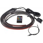 LED podsvětlení vnitřní, vnější RGB 12V, IR, 4 pásky, 95RGB-SET07-1 | Zboží Auto