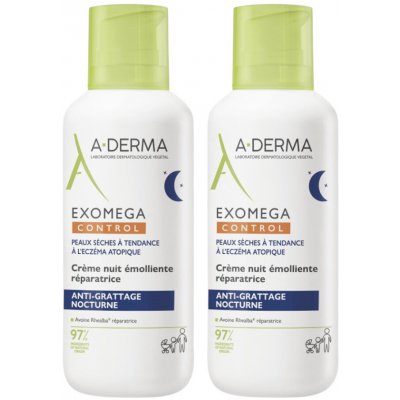 A-DERMA Exomega CONTROL Regener.noční krém 2x400ml – Hledejceny.cz