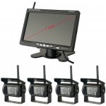 PODOFO Wifi parkovací set TRUCK C0054, 4x 18LED kamera s LCD 7" monitorem | Zboží Auto