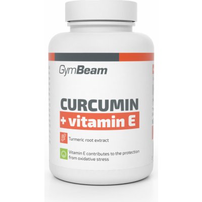 GymBeam Kurkumin + Vitamín E 90 tablet – Zboží Mobilmania