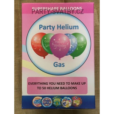 Hélium do 50 balonků jednorázové