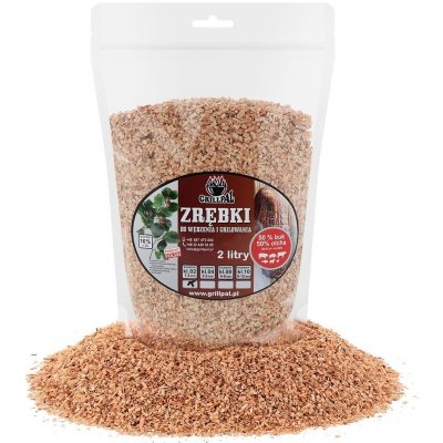 GRILLPAL Udící štěpka OLŠE-BUK 1-3mm, 2 l – Sleviste.cz