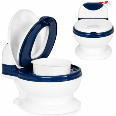 EcoToys Nočník toaleta bílá/modrá – Hledejceny.cz