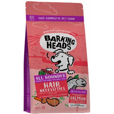 Barking Heads All Hounder Hair Necessities Salmon 12 kg – Hledejceny.cz