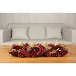 Ikebana MagicHome přírodní červená adventní 50x16x9 cm – Hledejceny.cz