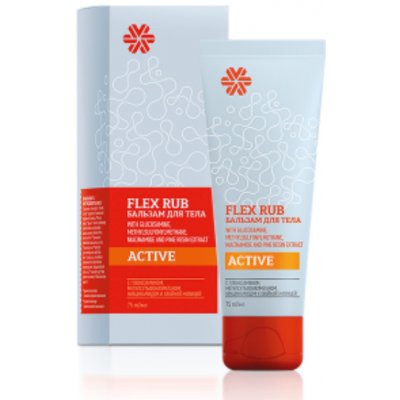 Siberian Wellness. Tělový balzám Flex Rub ACTIVE, 75 ml