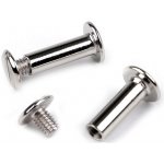 Knihařský šroub 12; 16; 20 a 25 mm - (16 mm) nikl (10 pár) – Sleviste.cz