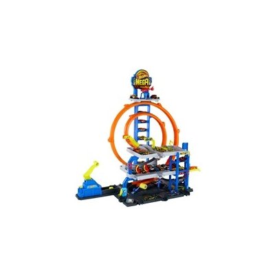 Mattel Hot Wheels City Mega Garage – Zboží Mobilmania