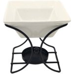 Ancient Wisdom Keramická Aroma Lampa s Kovovým Čtvercem – Hledejceny.cz