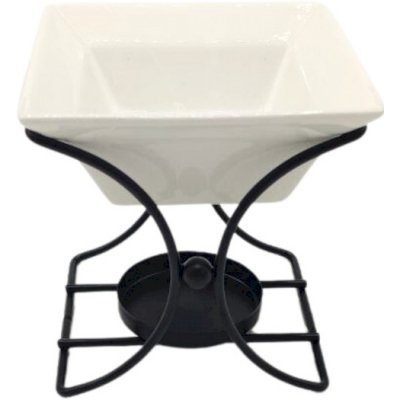 Ancient Wisdom Keramická Aroma Lampa s Kovovým Čtvercem – Hledejceny.cz