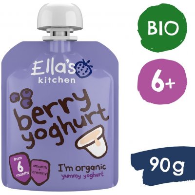 Ella's Kitchen BIO Borůvky s jogurtem 90 g – Zboží Mobilmania