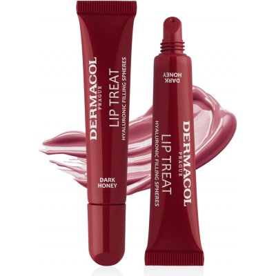 Dermacol Hydratační lesk na rty Lip Treat 10 Dark Honey 10 ml – Sleviste.cz