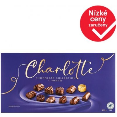 Charlotte Kolekce bonbónů z mléčné hořké a bílé čokolády 400 g – Zbozi.Blesk.cz