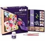 OKTO ROMANCE Výtvarná modelovacia sada DIY kvetiny s dreveným rámom 21x21 cm – Zboží Dáma