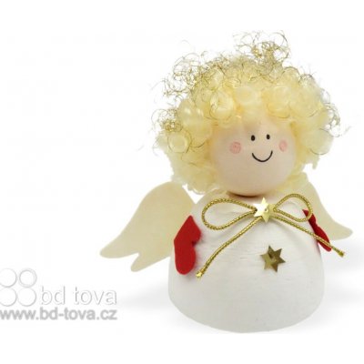 BD-TOVA Anděl se zlatým řetězem 1 ks - sady k dotvoření – Zboží Mobilmania