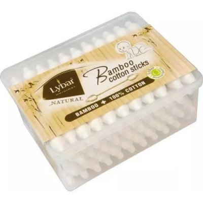 Lybar Original Natural Bamboo dětské Vatové tyčinky 55 ks – Hledejceny.cz