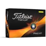 Titleist PRO V1 žluté 3 ks – Zboží Dáma