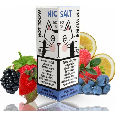 Not Today Salt - Forest Fruit Lemon Strawberry 10 ml 18 mg – Zboží Mobilmania