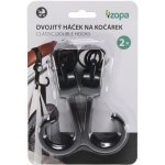 ZOPA Dvojitý háček 2 ks Black – Zboží Dáma
