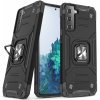 Pouzdro a kryt na mobilní telefon Samsung Wozinsky Ring Armor Case / 3v1 Samsung Galaxy S22 černé