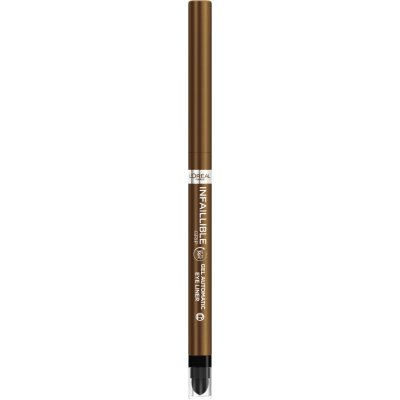 L'Oréal Paris Dlouhotrvající gelové oční linky Infaillible Grip 36h Gel Automatic Liner 12 Bronzed Expresso 5 g – Hledejceny.cz